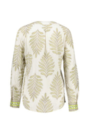 Bluse floral aus Viskose