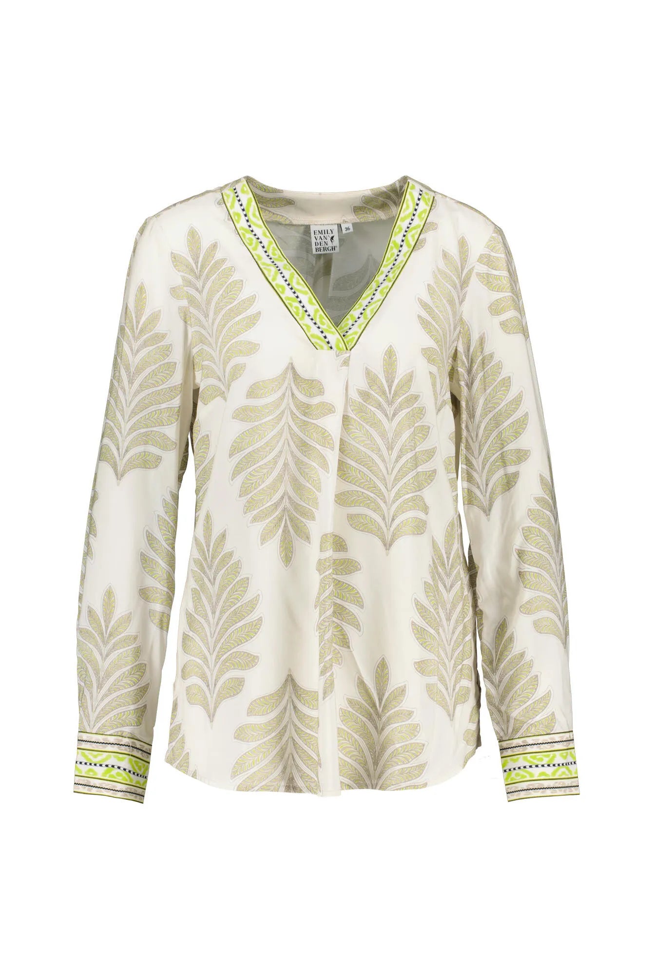Bluse floral aus Viskose