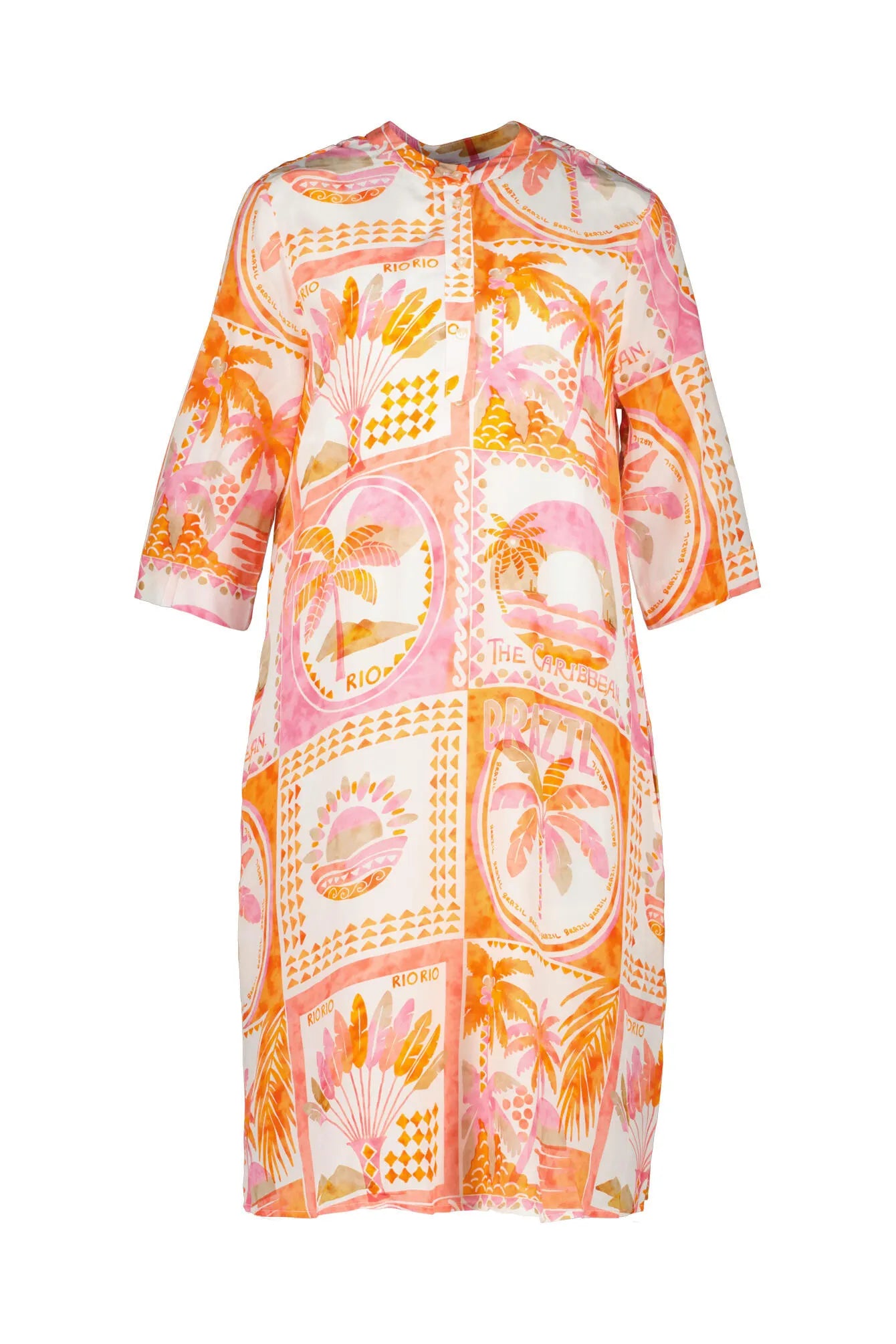 Freizeitkleid Mini aus Viskose