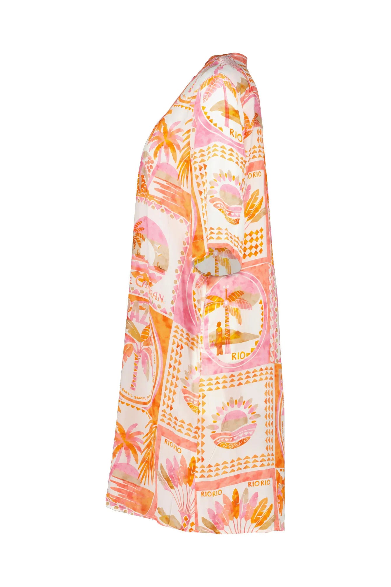 Freizeitkleid Mini aus Viskose