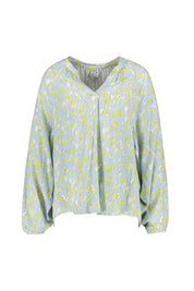 Bluse gemustert aus Viskose