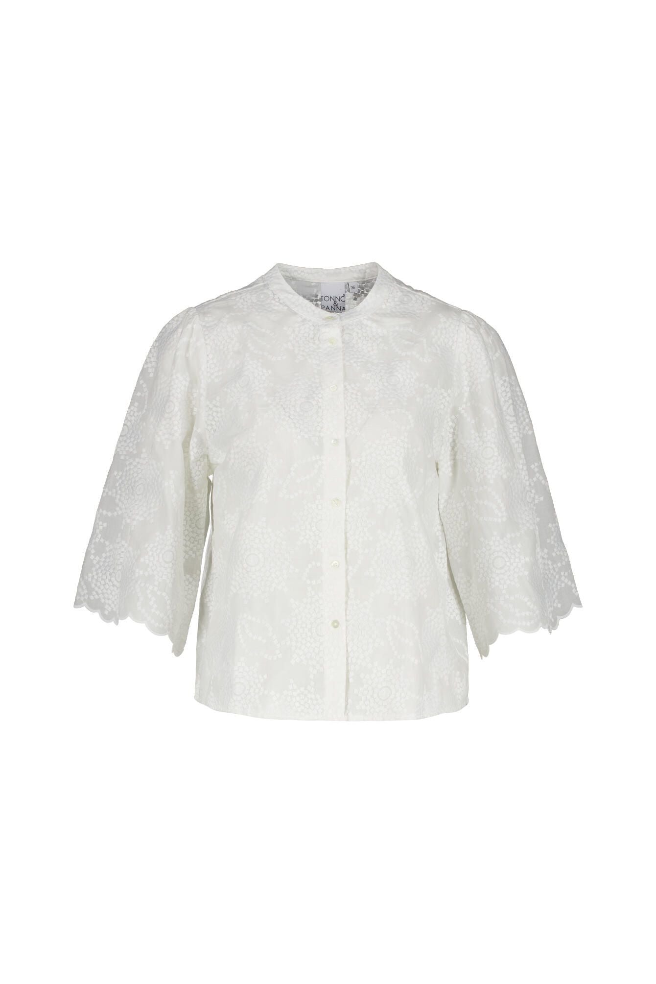 Bluse aus Baumwollmix