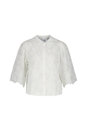 Bluse aus Baumwollmix