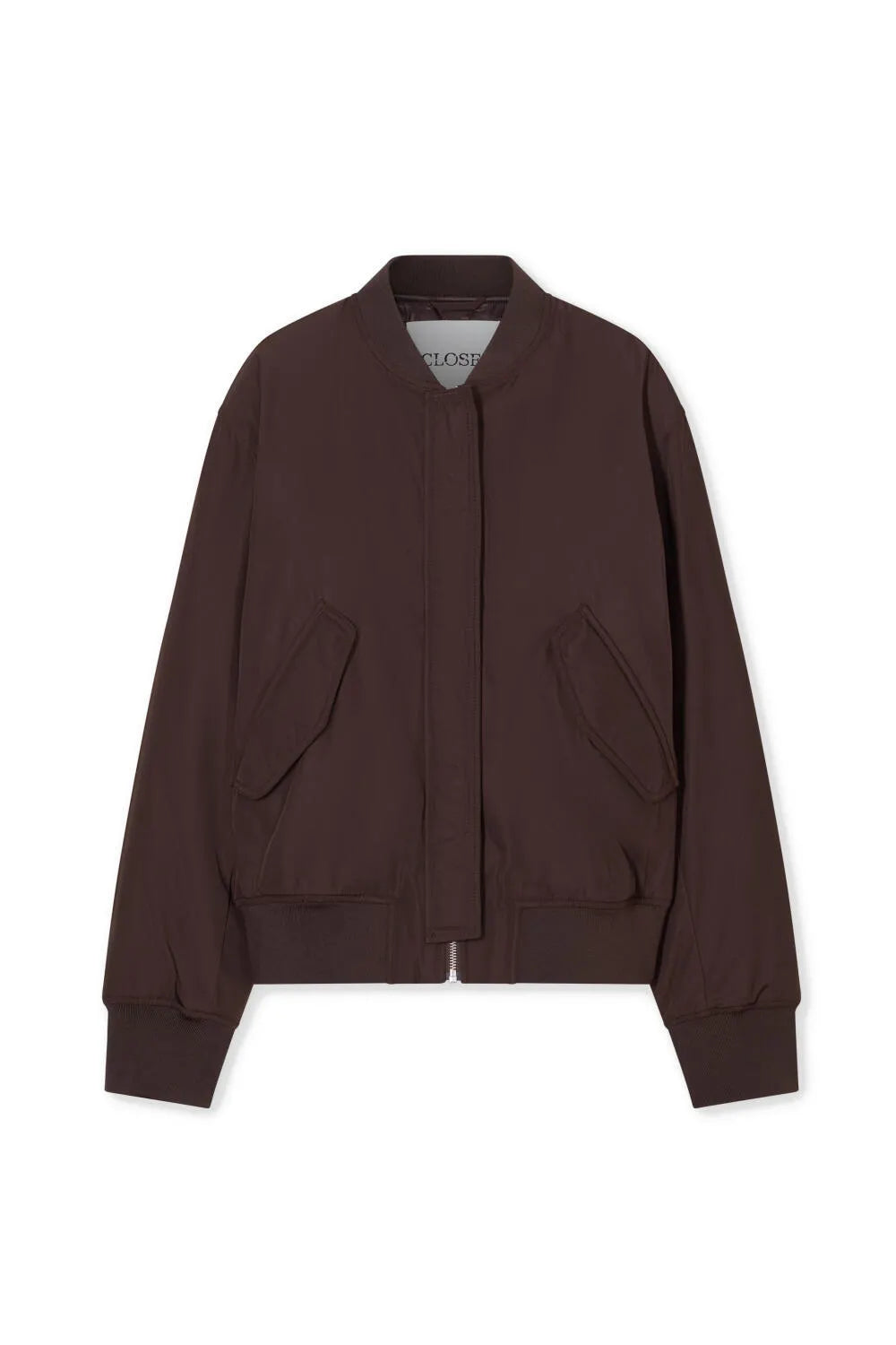 Bomberjacke mit Bündchenkragen