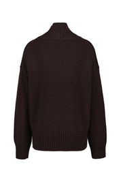 Strickpullover mit Rollkragen