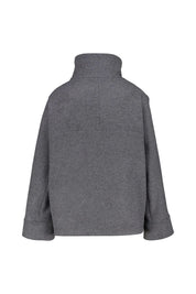 Wolljacke mit Stehkragen