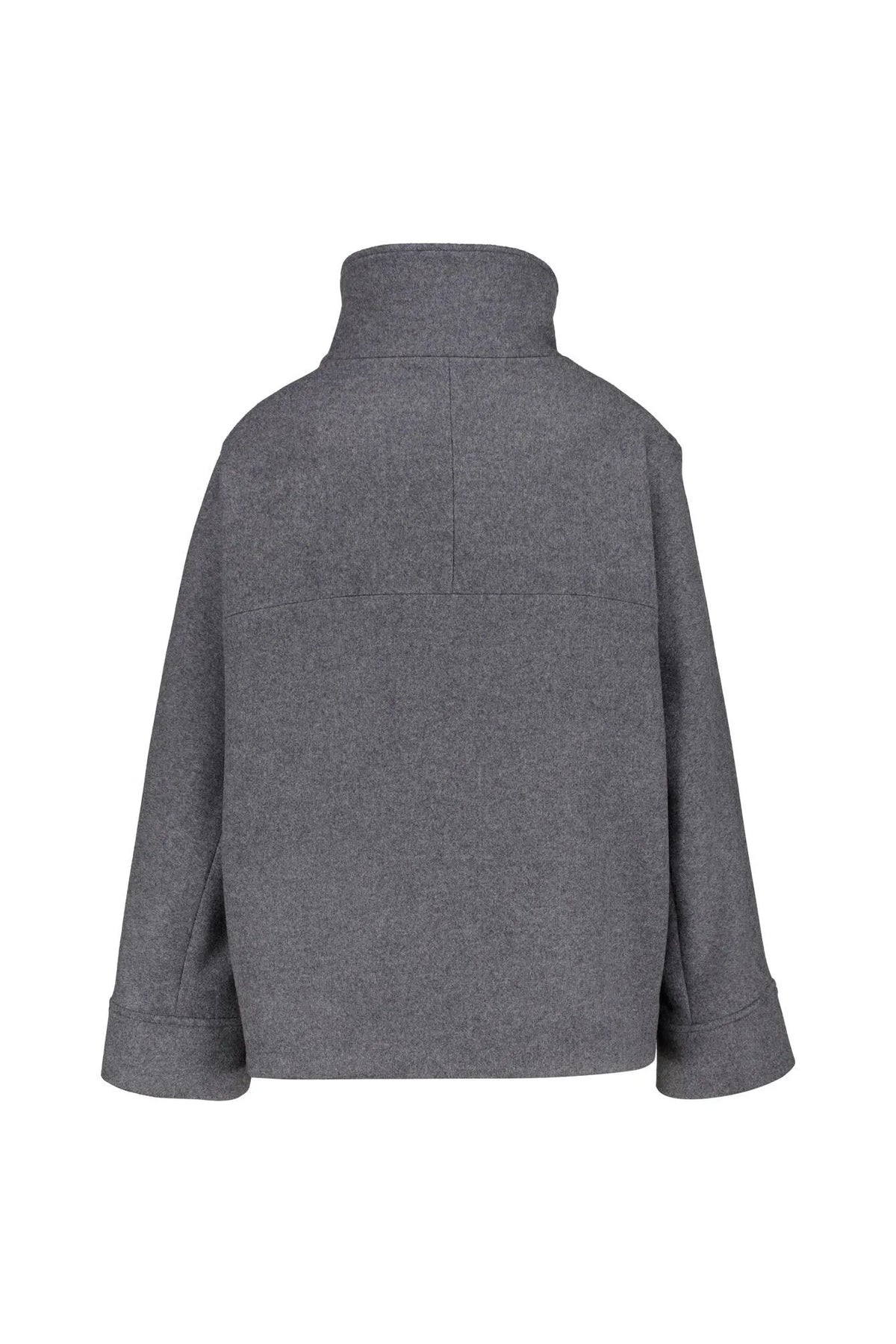 Wolljacke mit Stehkragen