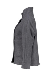 Wolljacke mit Stehkragen