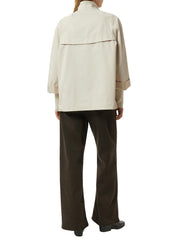 Cape-Jacke mit Stehkragen