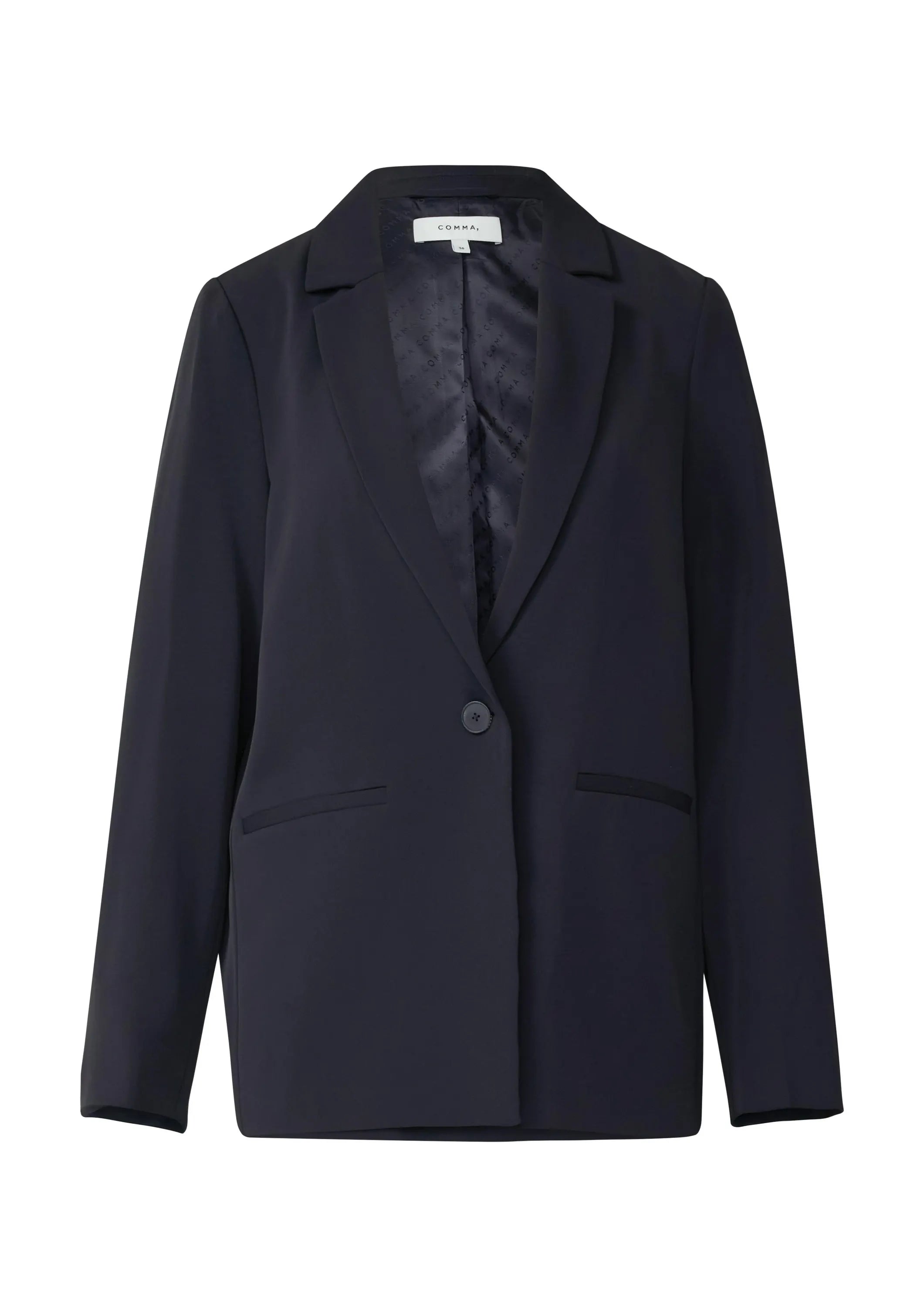 Blazer oversized mit Paspeltaschen