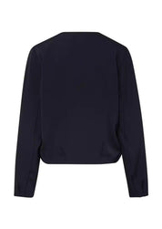 Blouson mit Rundhalsausschnitt