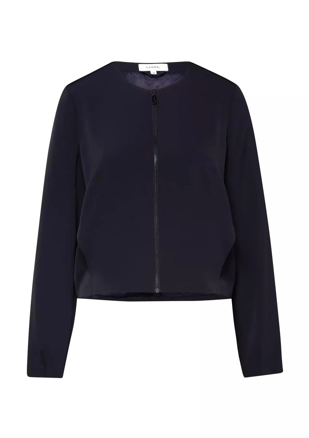 Blouson mit Rundhalsausschnitt