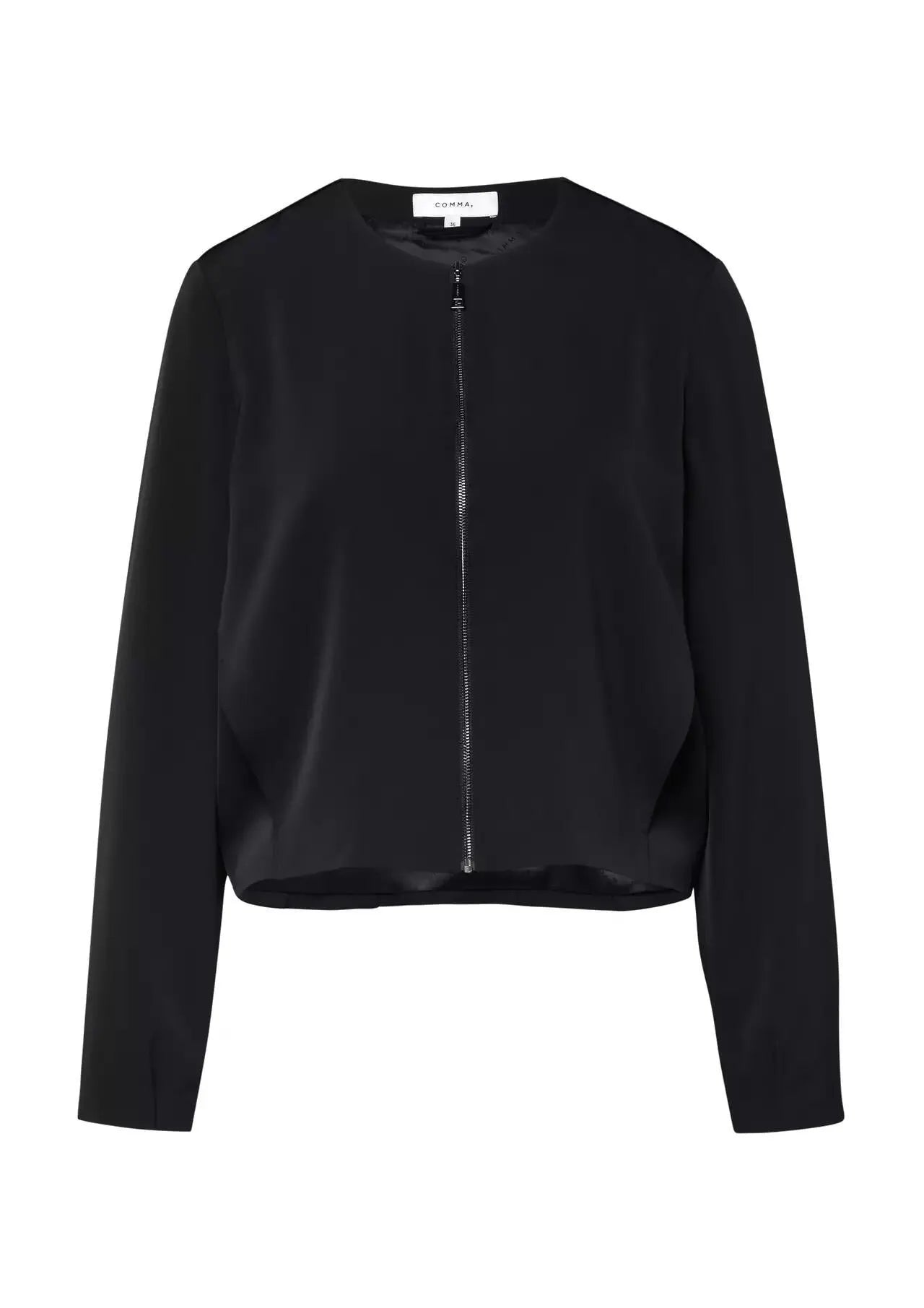 Blouson mit Rundhalsausschnitt
