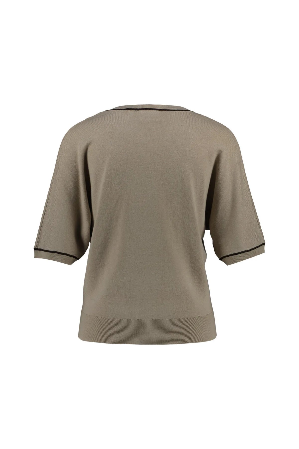 Strick-T-Shirt aus Viskosemix