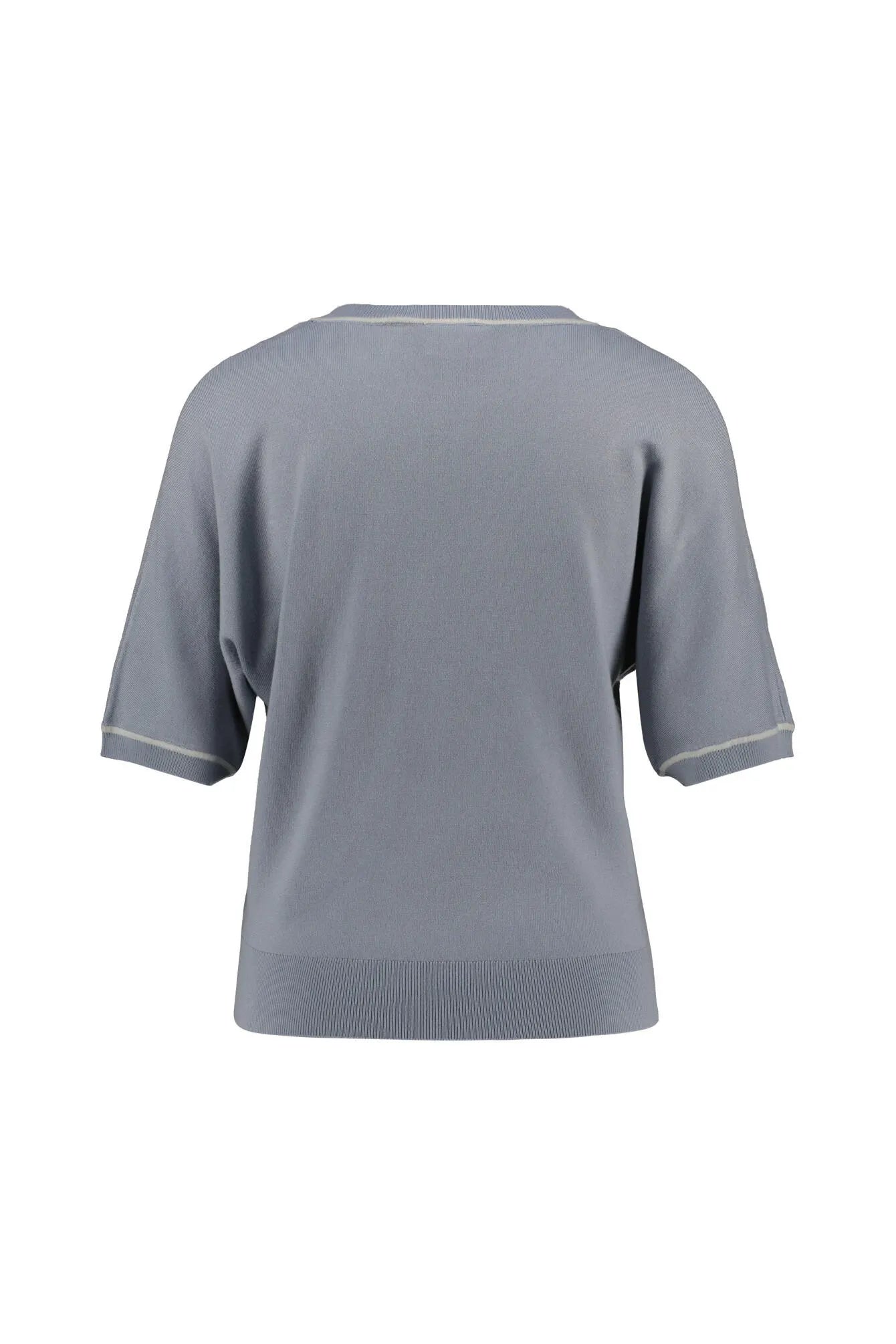 Strick-T-Shirt aus Viskosemix