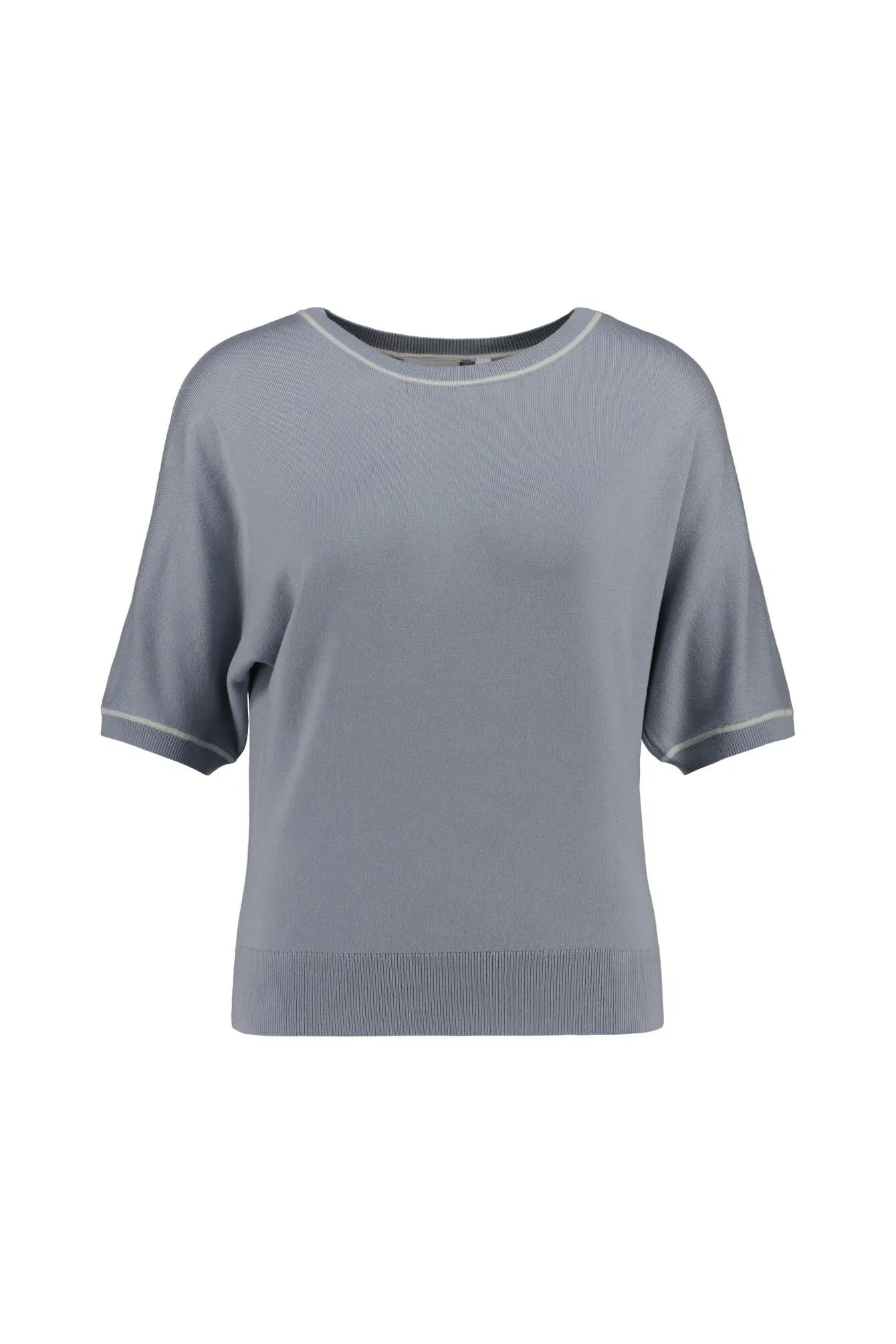 Strick-T-Shirt aus Viskosemix