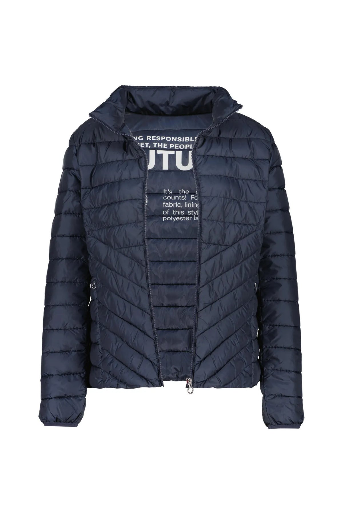 Steppjacke mit Stehkragen