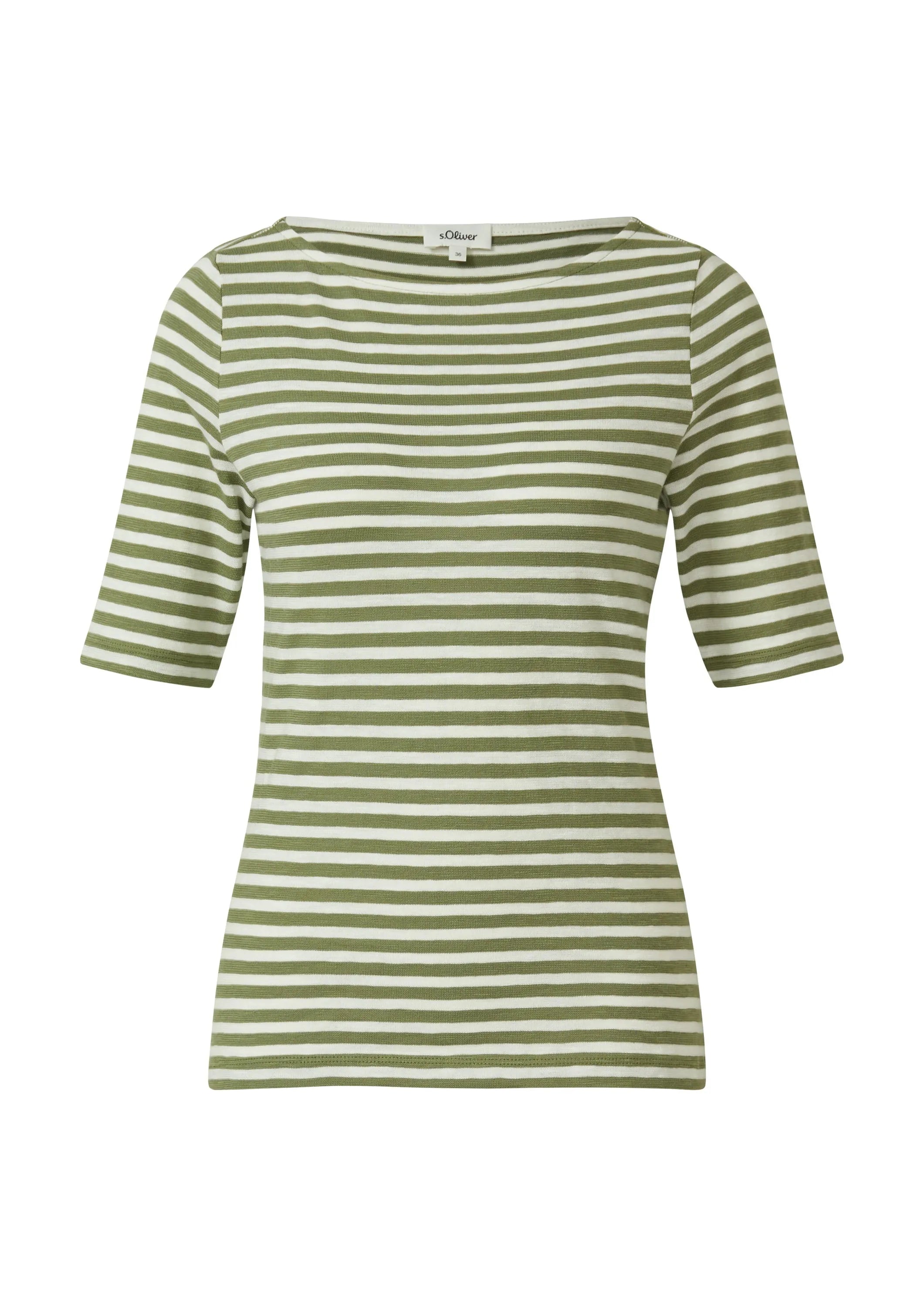 T-Shirt aus Slim Fit Baumwolle