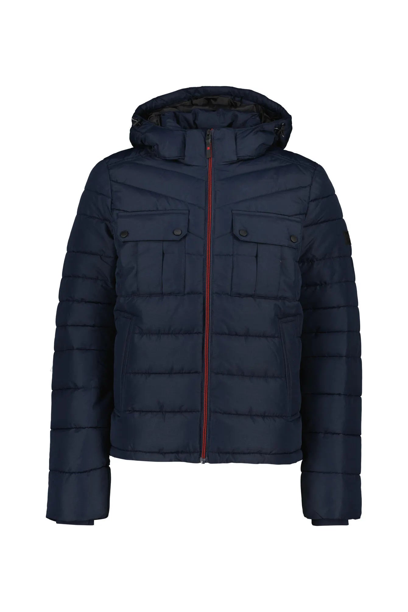 Winterjacke mit abnehmbarer Kapuze
