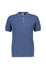 Strickpoloshirt aus Baumwolle