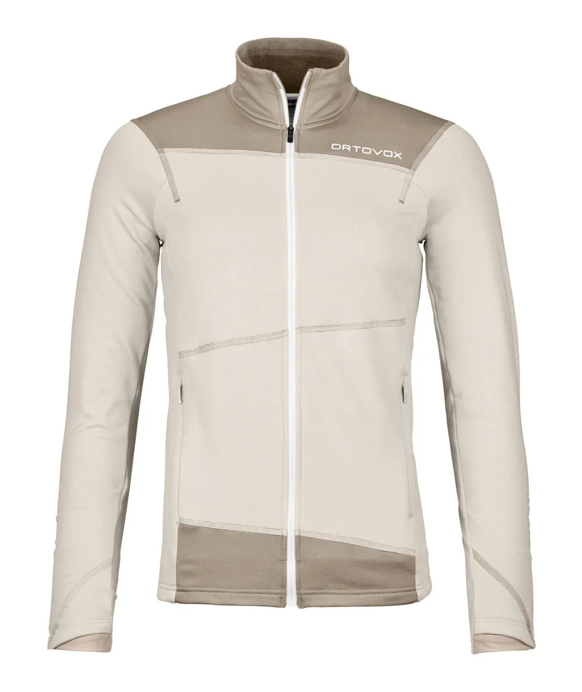 Fleecejacke mit Stehkragen