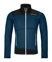 Fleecejacke mit Stehkragen