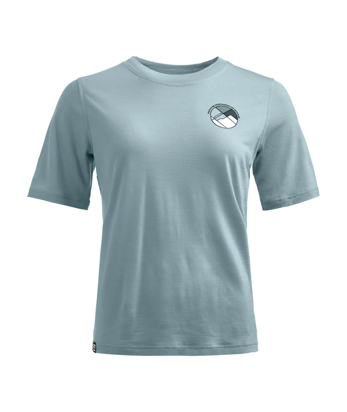 T-Shirt aus Schurwollmix