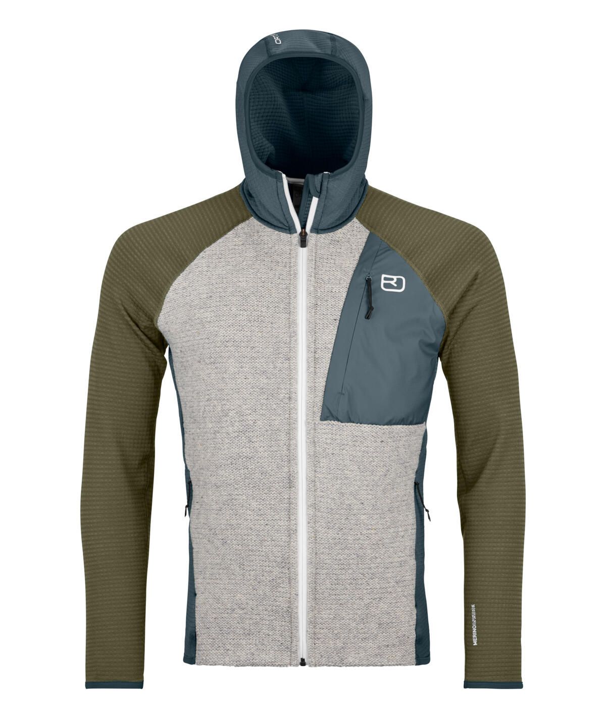 Fleecejacke mit Kapuze