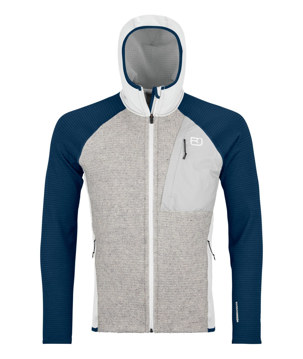 Fleecejacke mit Kapuze