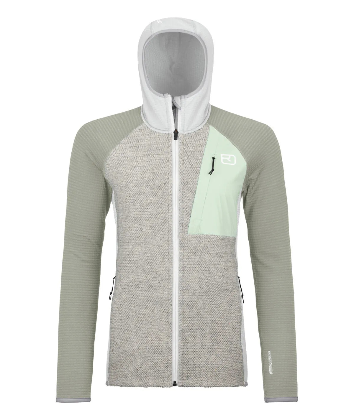 Fleecejacke mit Kapuze