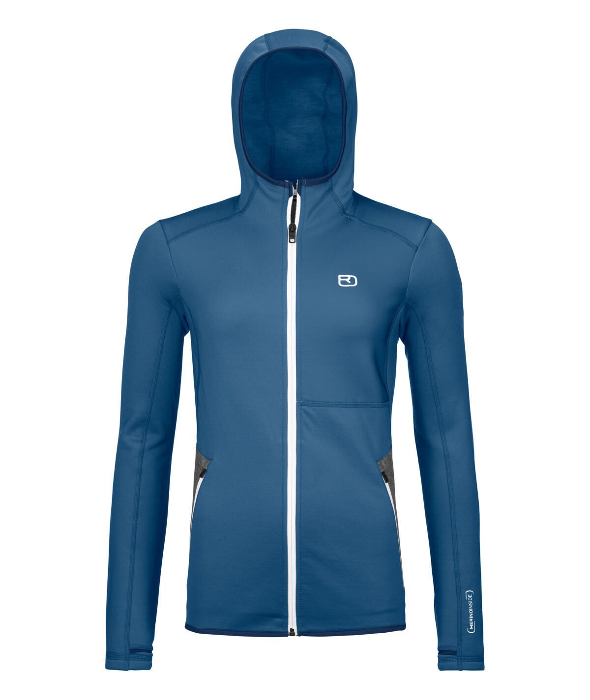 Fleecejacke mit Kapuze