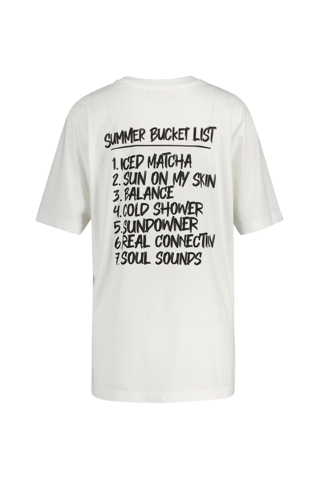 T-Shirt aus Baumwolle mit Backprint