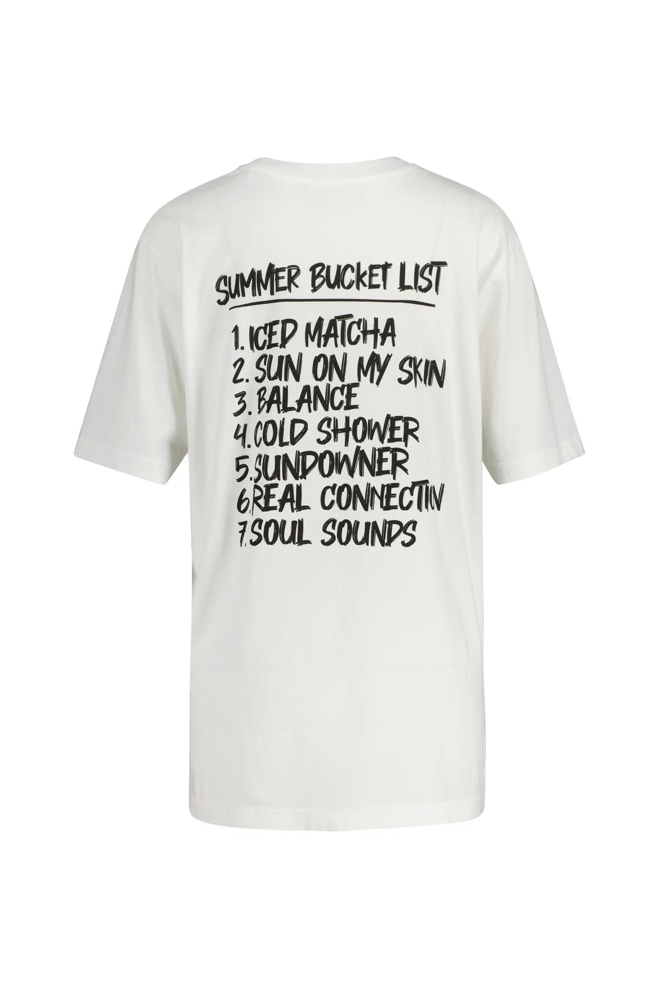 T-Shirt aus Baumwolle mit Backprint