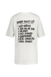 T-Shirt aus Baumwolle mit Backprint