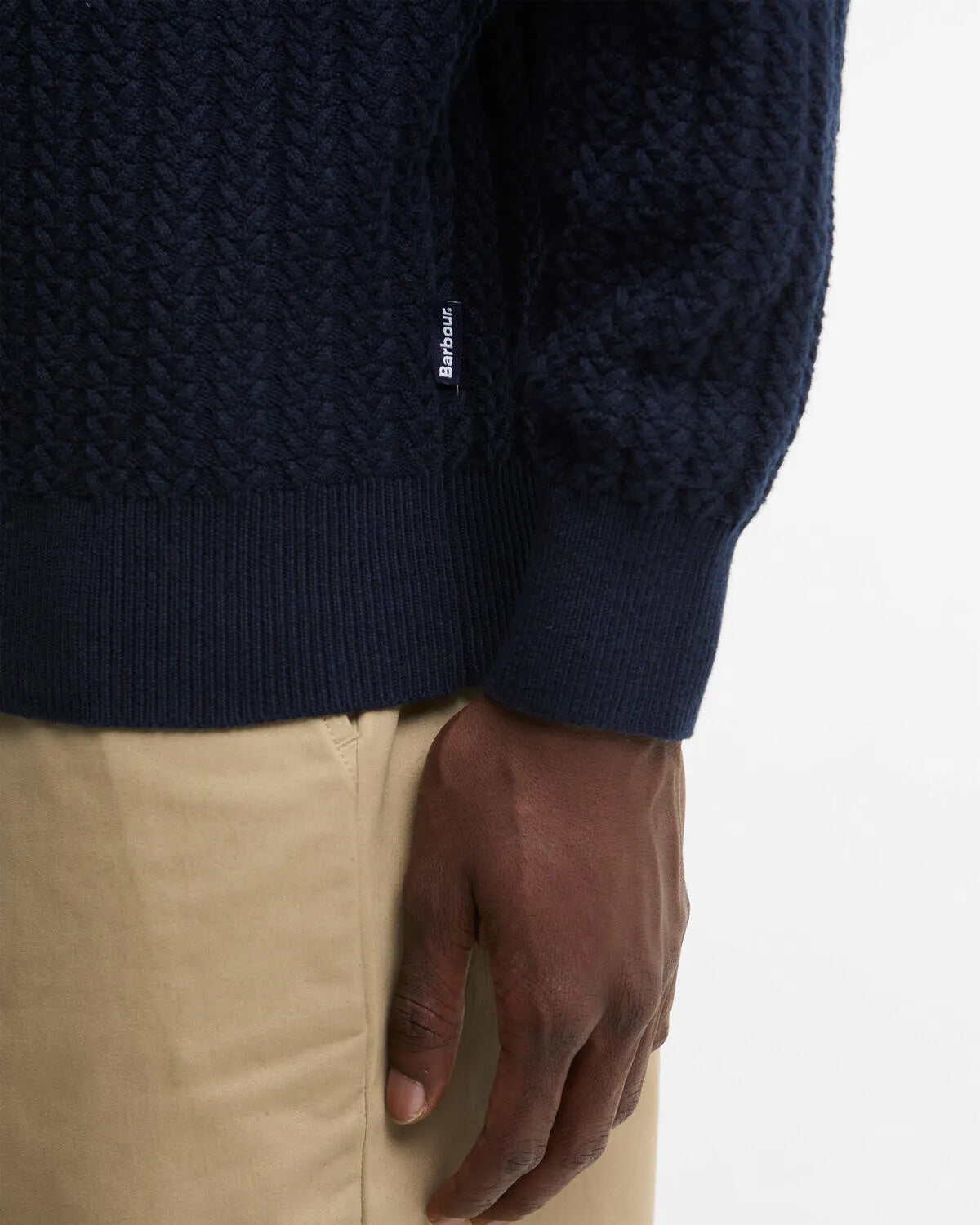 Strickpullover aus Baumwollmix