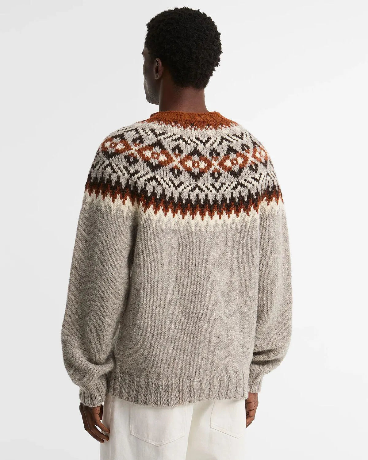Strickpullover aus Wolle