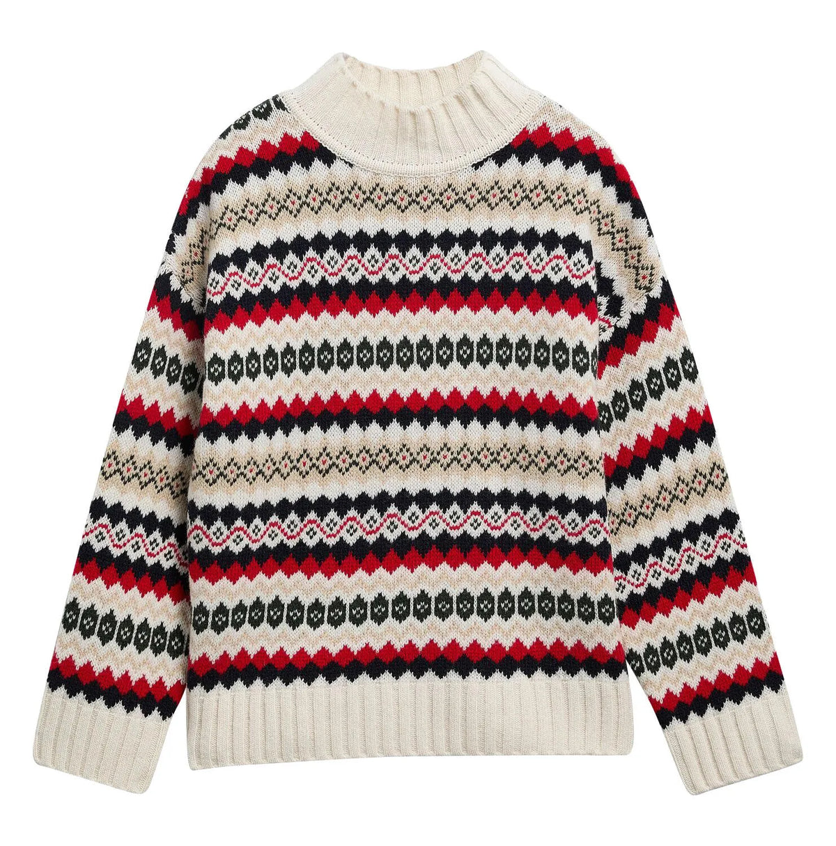Strickpullover aus Wollmix