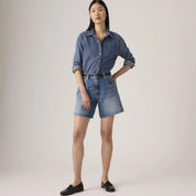 High-Rise Baggy Shorts