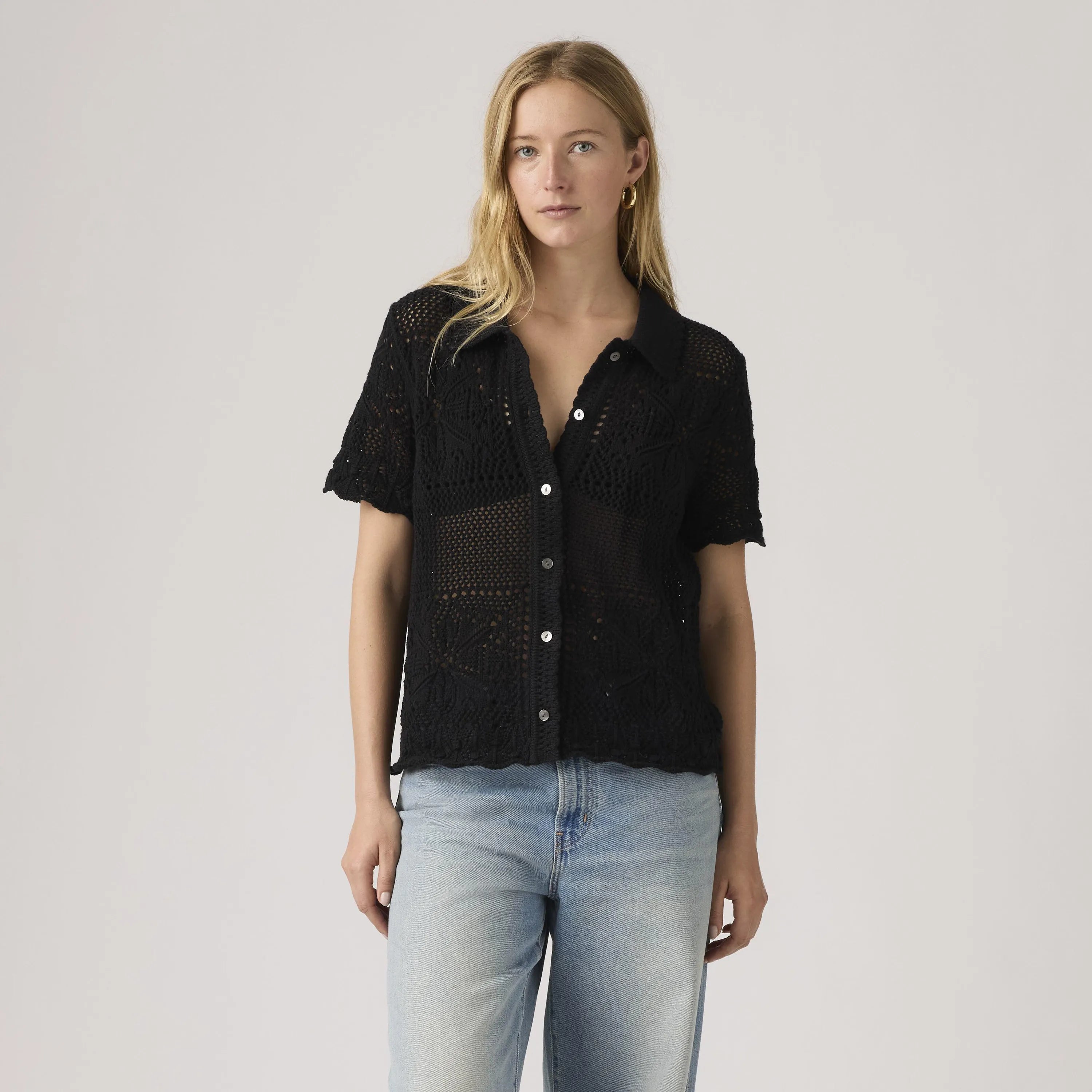 Susanna Häkelshirt Mit Blumenmuster
