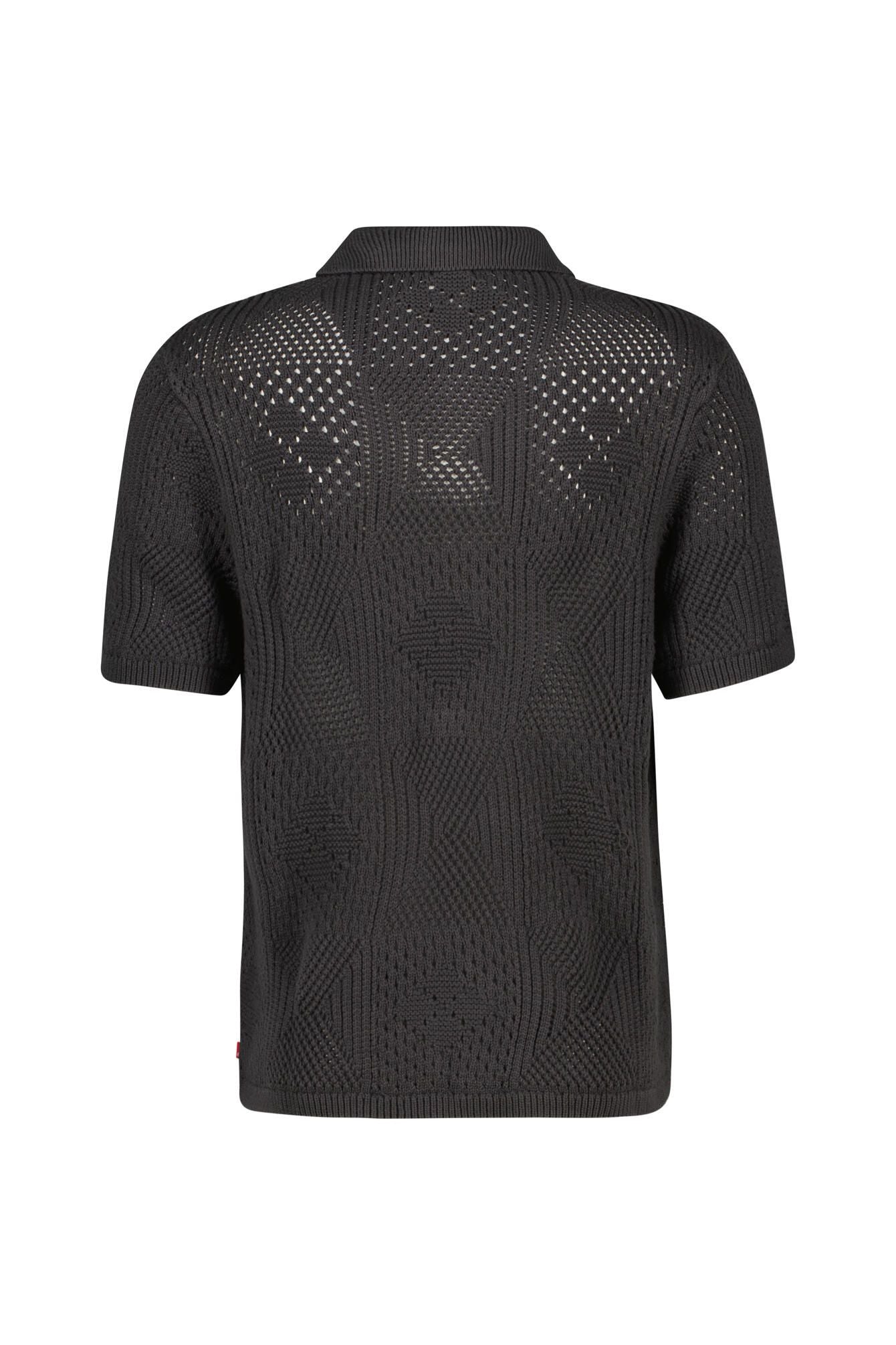 Strick-T-Shirt aus Baumwolle