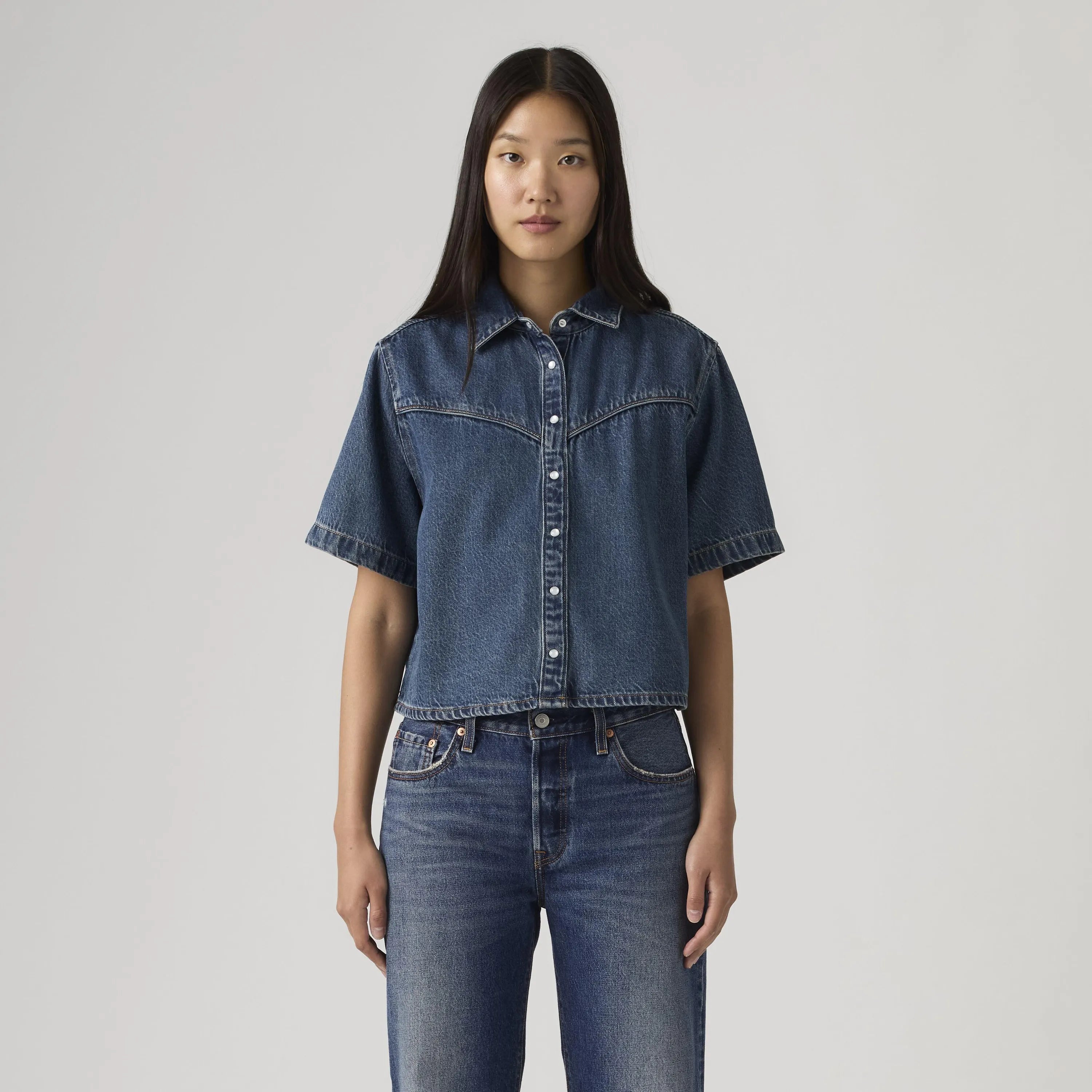 Jeansbluse LOGAN