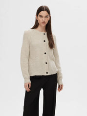Strickcardigan aus Wollmix