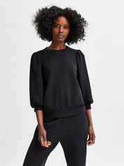 Sweatshirt mit Puffärmeln