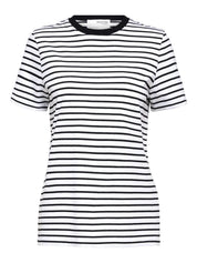 T-Shirt gestreift aus Baumwolle
