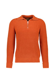 Strickpullover mit Quarter-Zip