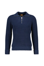 Strickpullover mit Quarter-Zip