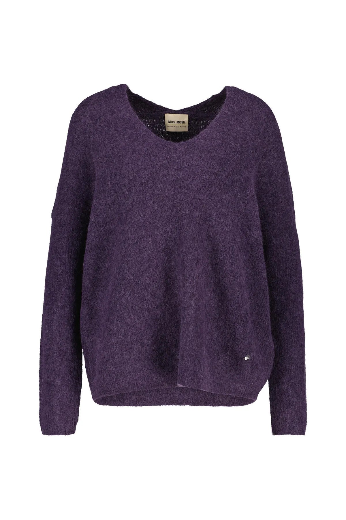 Strickpullover mit V-Ausschnitt