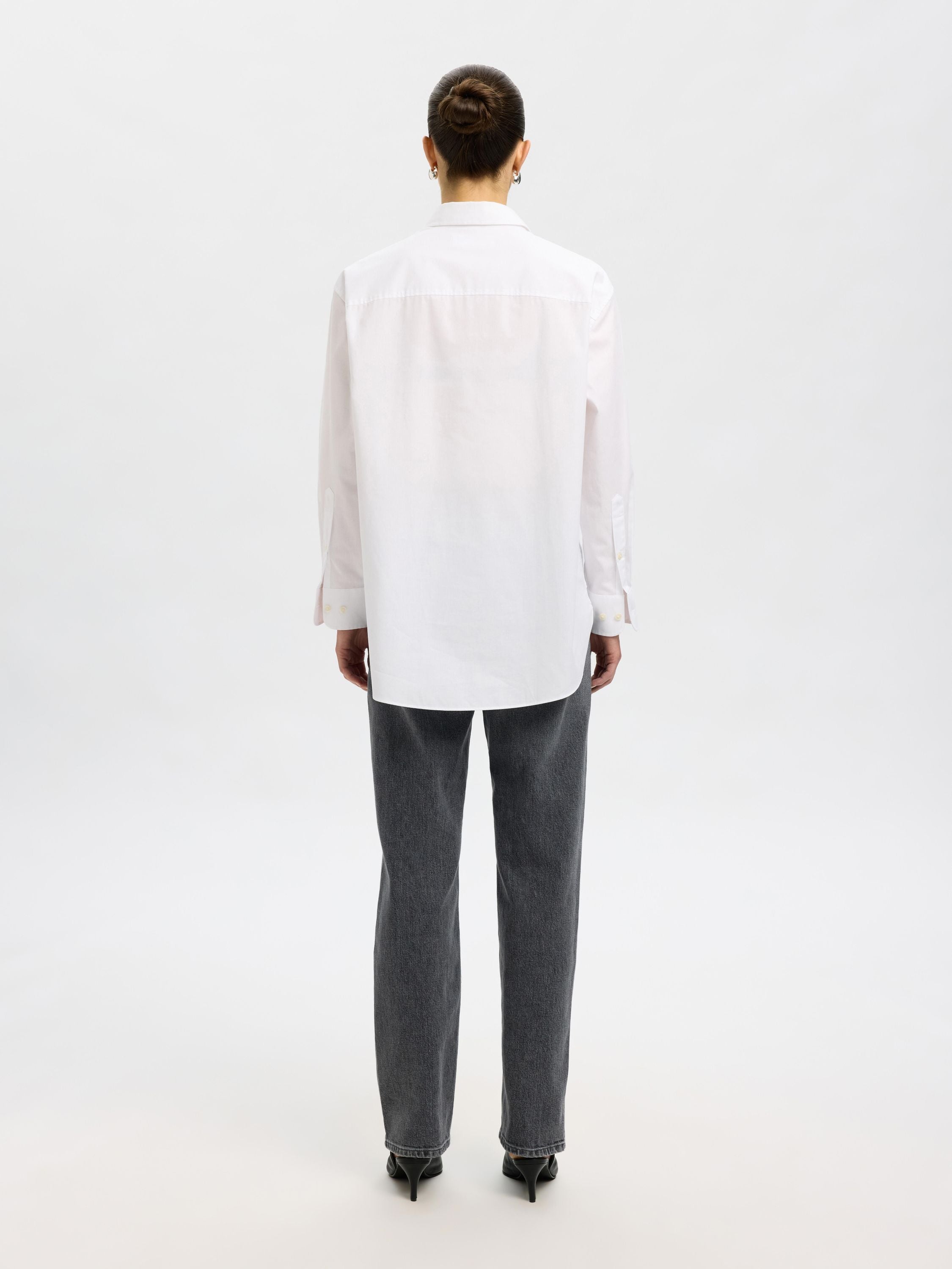 Hemdbluse oversized aus Baumwolle