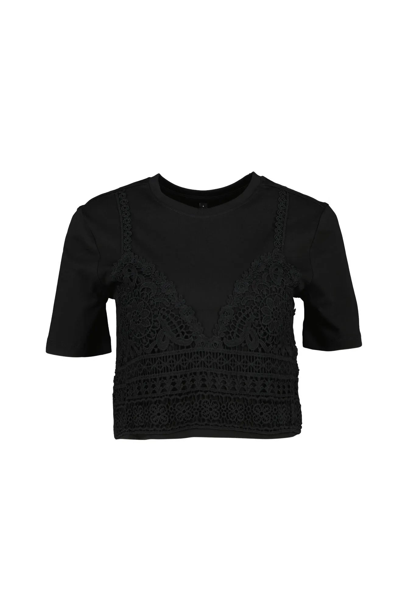 T-Shirt mit Spitze