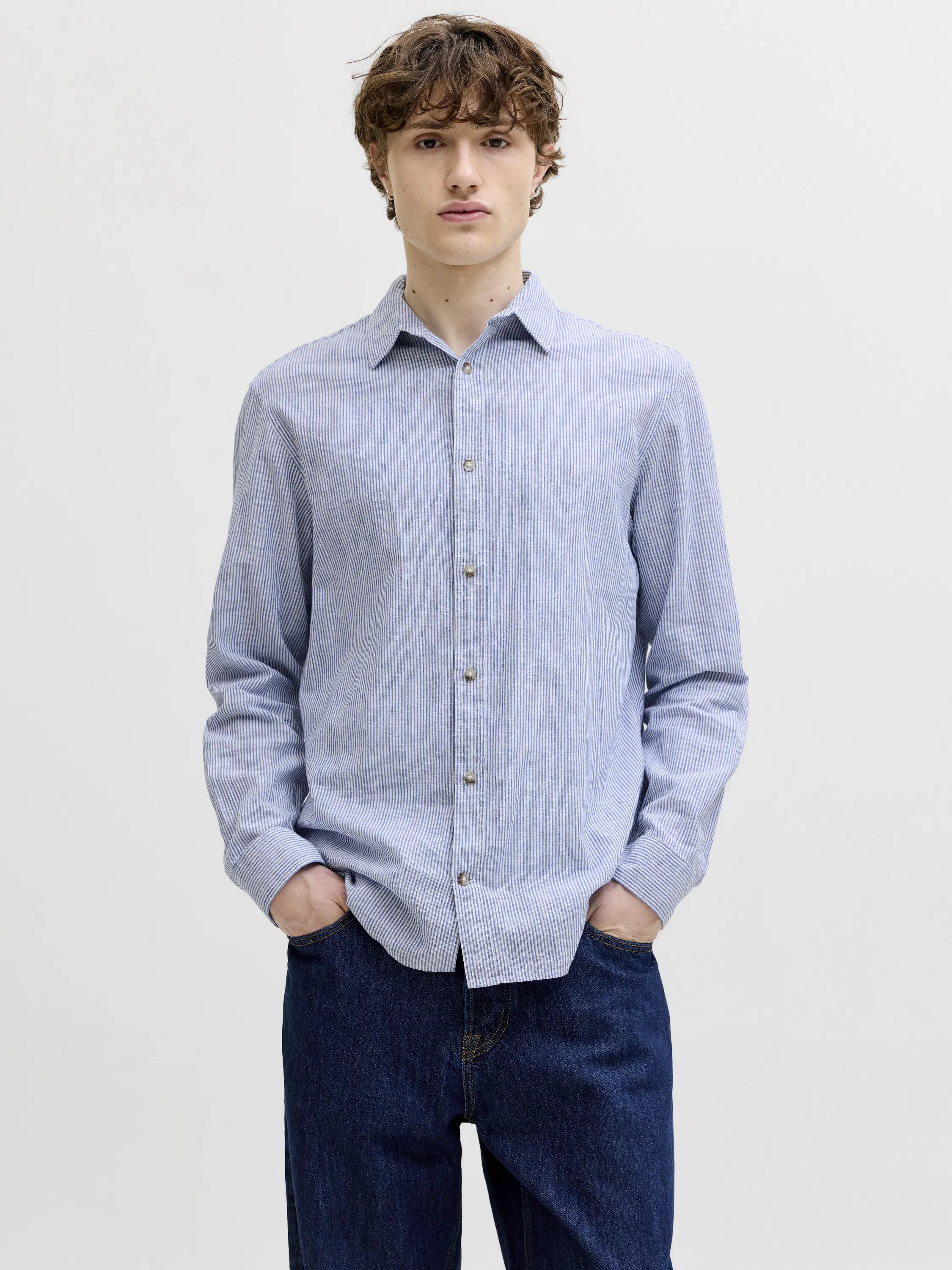 Leinenhemd Regular Fit